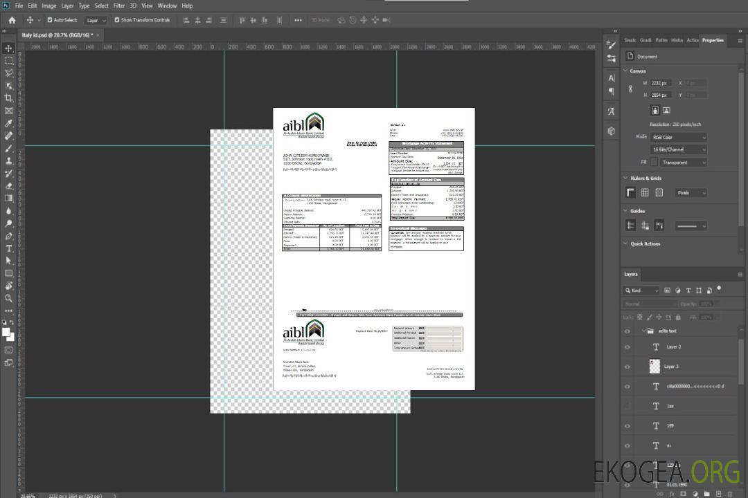 Bangladesh Al, Arafah Islami Bank relevé hypothécaire scr template